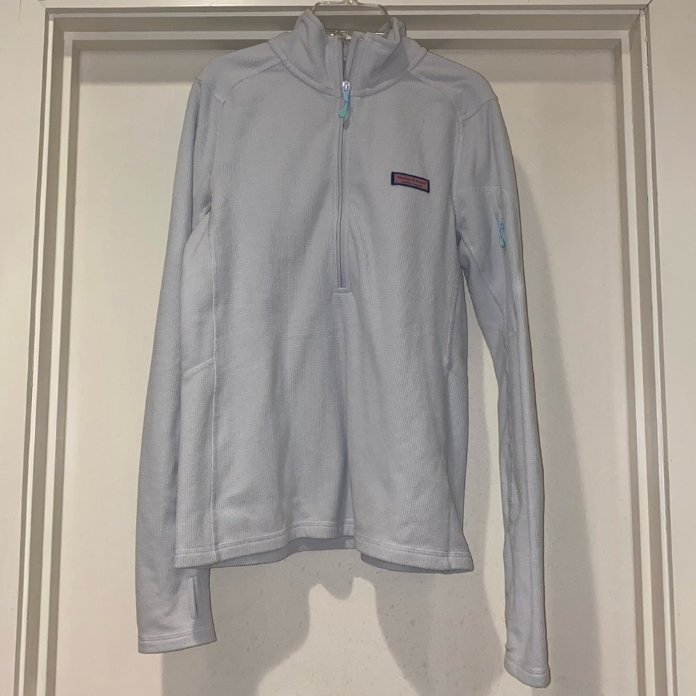 Grey Vineyard Vines Fleece Pullover